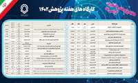 سخنرانی ها و کارگاه های هفته پژوهش 